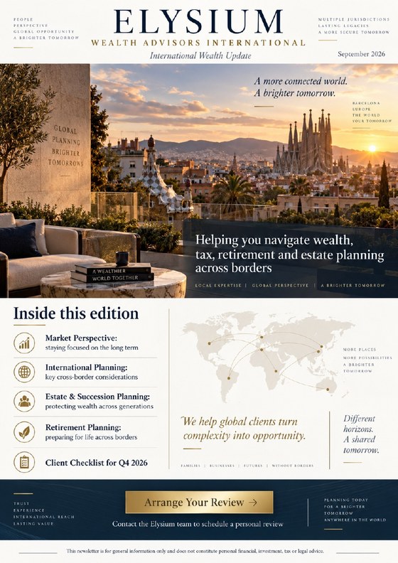 Elysium International Wealth Update September 2026 cover